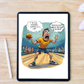 Carte d'anniversaire drôle de bowling