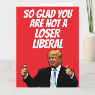 CARTE D'ANNIVERSAIRE DRÔLE DE DONALD TRUMP