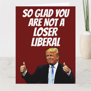 CARTE D'ANNIVERSAIRE DRÔLE DE DONALD TRUMP