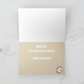 Carte d'anniversaire drôle de Kitty (Intérieur)