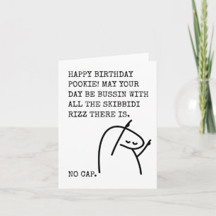 Carte d'anniversaire drôle de la Génération Z avec