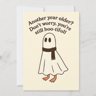 Carte d'anniversaire drôle de l'oie d'Halloween