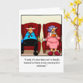 Carte d'anniversaire drôle de mariage (Fleur jaune)