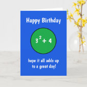 Carte d'anniversaire drôle de nombre 13 pour (Fleur jaune)