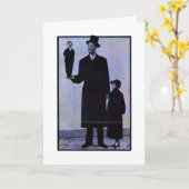 Carte d'anniversaire drôle de phénomène vintage de (Fleur jaune)