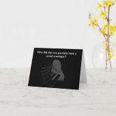 Carte d'anniversaire drôle de piano (Fleur jaune)