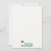 Carte d'anniversaire drôle de succulente, carte de (Dos)