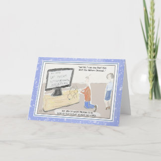 Carte d'anniversaire drôle de technologie : "Prise