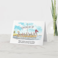 Carte d'anniversaire drôle de Viking