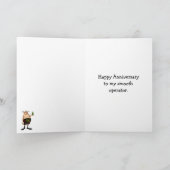 Carte d'anniversaire drôle de voeux (Intérieur)