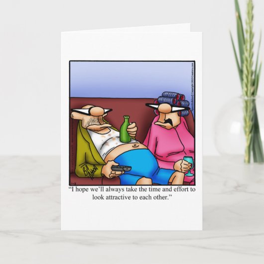 Carte d'anniversaire drôle de voeux (Devant)