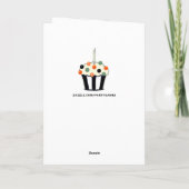 Carte d'anniversaire drôle d'Halloween (Dos)