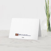 Carte d'anniversaire drôle d'oiseau (Dos)