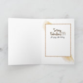 Carte d'anniversaire drôle et élégante pour elle, (Intérieur)