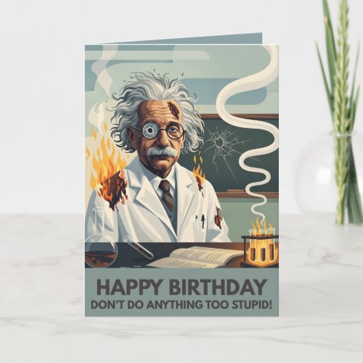 Carte d'anniversaire drôle et joyeuse (Devant)