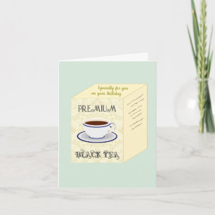 Carte d'anniversaire drôle et mignonne avec une bo