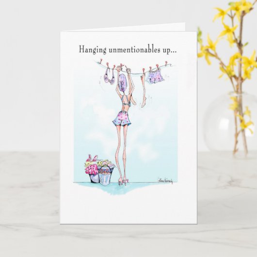 Carte d'anniversaire drôle inavouable (Fleur jaune)