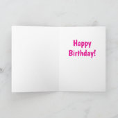 Carte d'anniversaire drôle pour adolescente 13 ans (Intérieur)