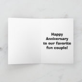 Carte d'anniversaire drôle pour couple (Intérieur)