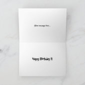 Carte d'anniversaire drôle pour des chasseurs de (Intérieur)