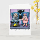 Carte d'anniversaire drôle pour elle (Fleur jaune)