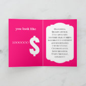Carte d'anniversaire drôle pour elle (Intérieur)