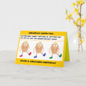 Carte d'anniversaire drôle pour grand-père (Fleur jaune)