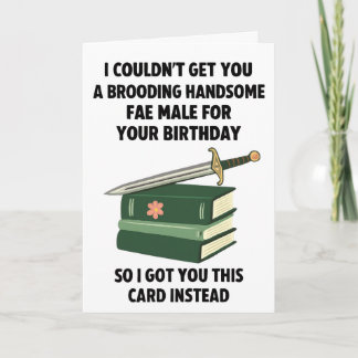 Carte d'anniversaire drôle pour homme Fée : Amoure