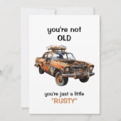 Carte d'anniversaire drôle pour l'anniversaire de  (Devant)