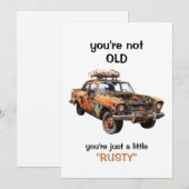 Carte d'anniversaire drôle pour l'anniversaire de  (Devant / Derrière)