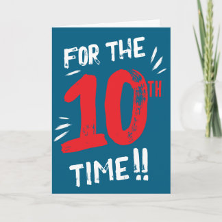Carte d'anniversaire drôle pour les adolescents