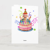 Carte d'anniversaire drôle pour les vieux (Dos)