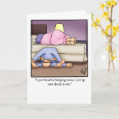 Carte d'anniversaire drôle pour lui (Fleur jaune)