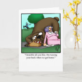 Carte d'anniversaire drôle pour lui (Fleur jaune)