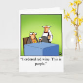 Carte d'anniversaire drôle pour lui (Fleur jaune)