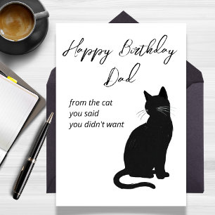 Carte d'anniversaire drôle pour papa de la part du