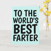 CARTE D'ANNIVERSAIRE DRÔLE POUR PAPA LE MEILLEUR P (Fleur jaune)