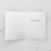 Carte d'anniversaire drôle retardée avec jeu de mo (Intérieur)