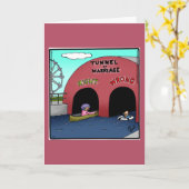 Carte d'anniversaire drôle "Spectickles" (Fleur jaune)