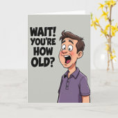 Carte d'anniversaire drôle surprise (Fleur jaune)