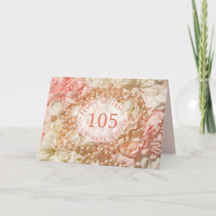 Carte d'anniversaire du 105e pour grand