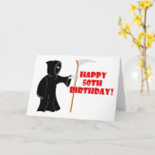 Carte d'anniversaire du 50e rabais (Fleur jaune)