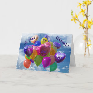 Carte d'anniversaire du ballon