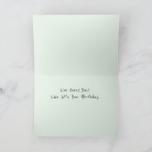 Carte d'anniversaire du bébé Orangoutan (Intérieur)