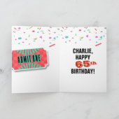 Carte d'anniversaire du Boomers Club (Intérieur)