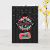 Carte d'anniversaire du Boomers Club (Fleur jaune)