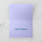 carte d'anniversaire du canard (Intérieur)