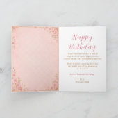 Carte d'anniversaire du château de la princesse dr (Intérieur)
