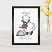 carte d'anniversaire du chef (Fleur jaune)