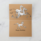 Carte d'anniversaire du cheval (Intérieur)
